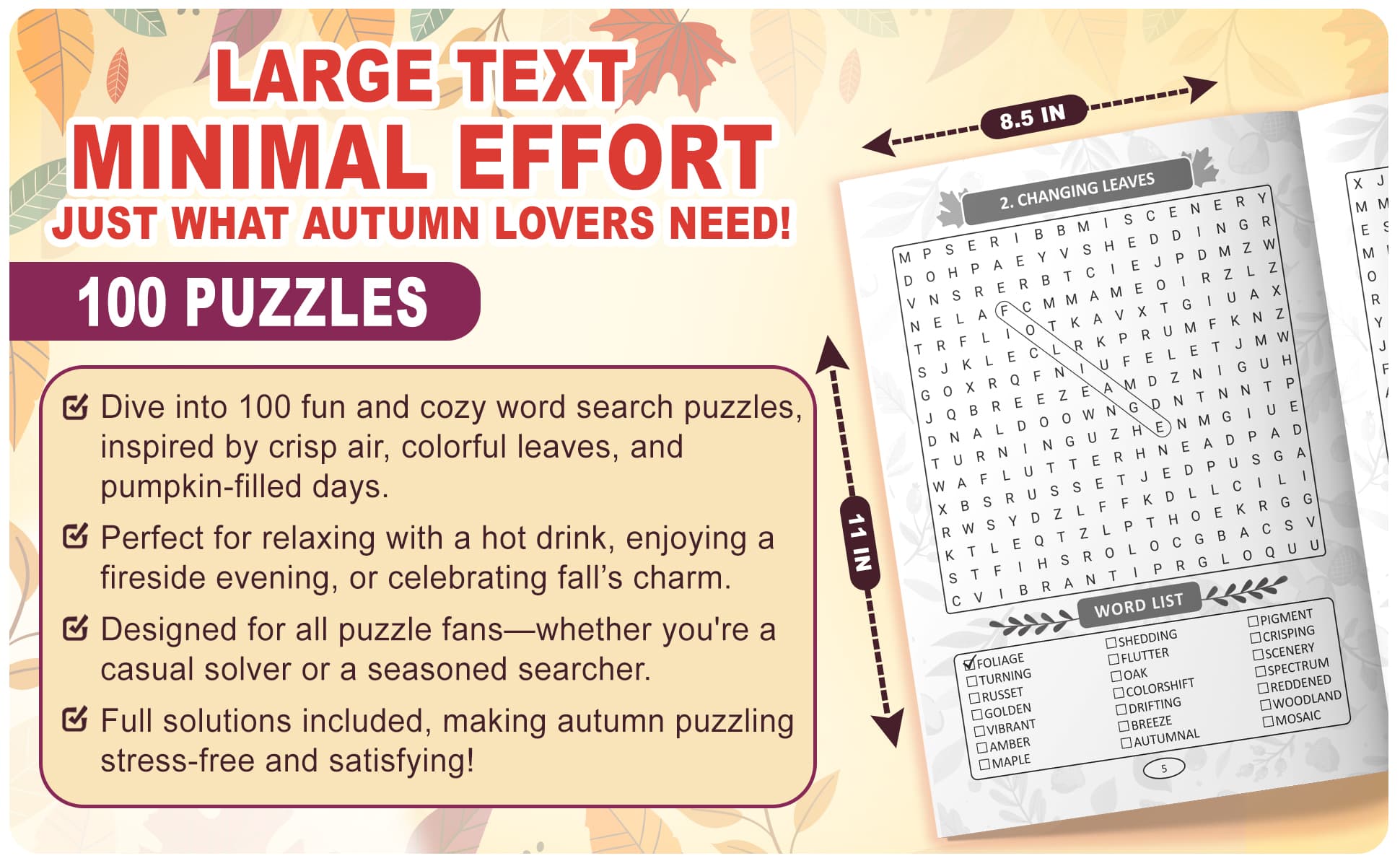 Autumn Word Search - Preview 2