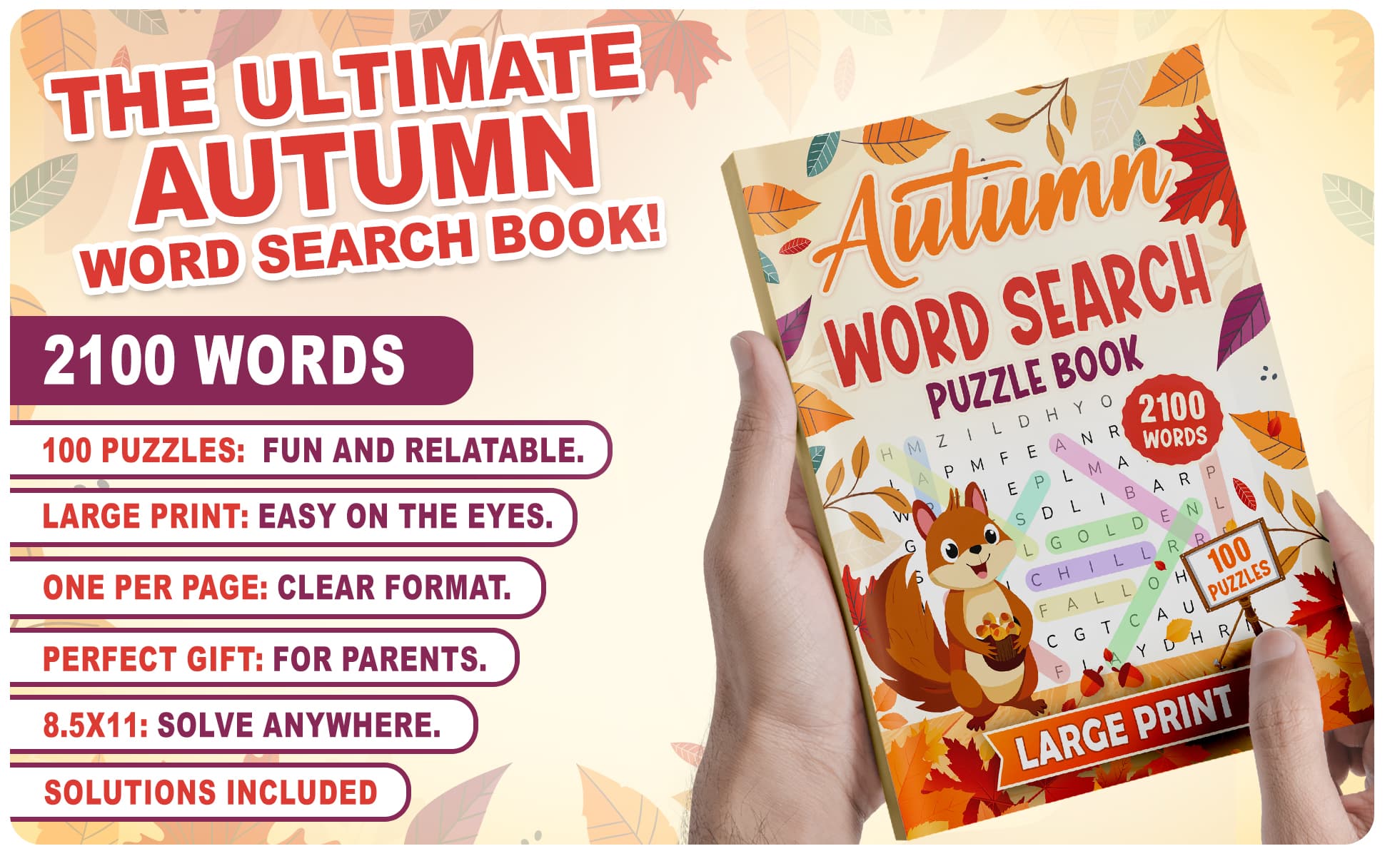 Autumn Word Search - Preview 3
