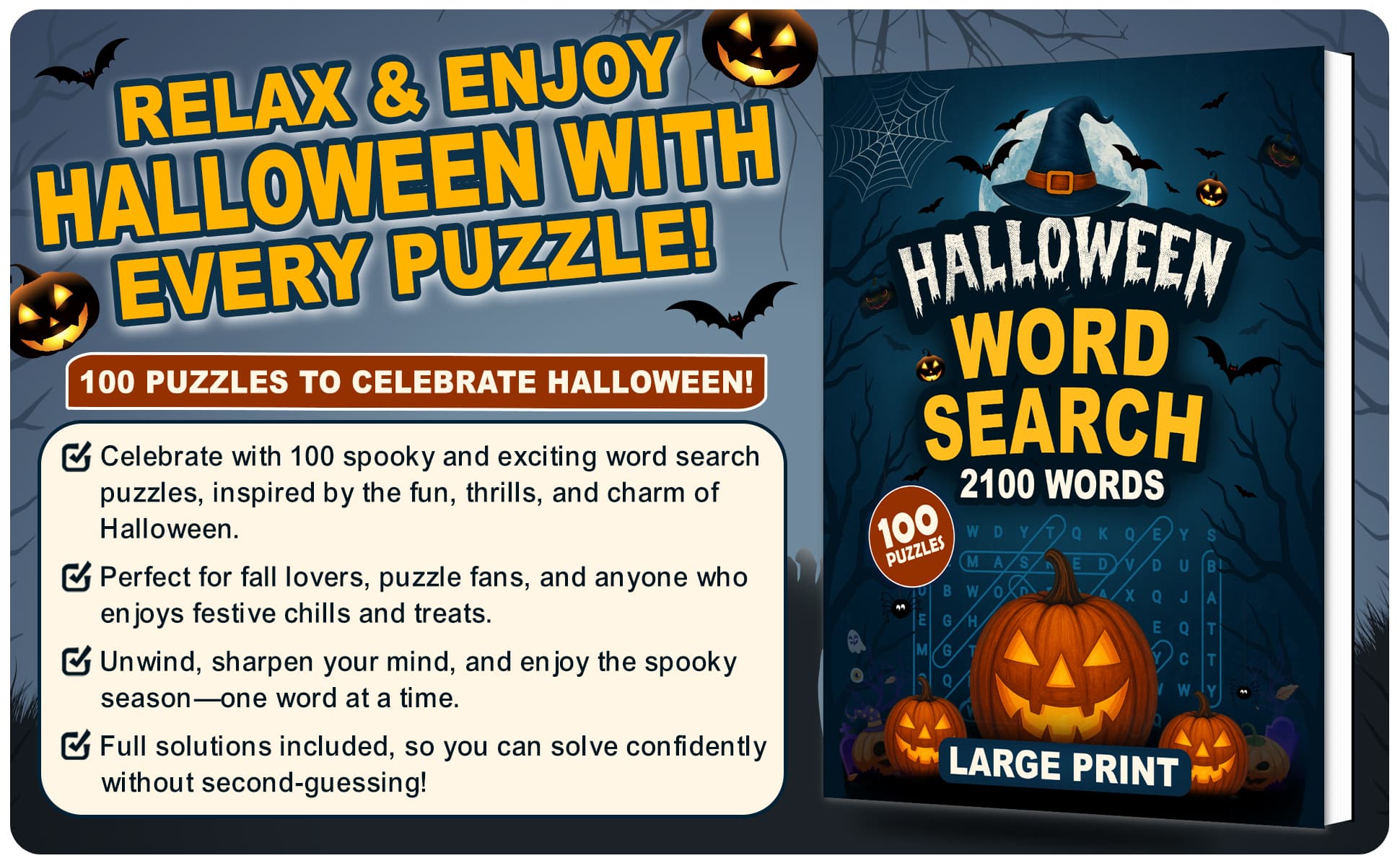 Halloween Word Search - Preview 1