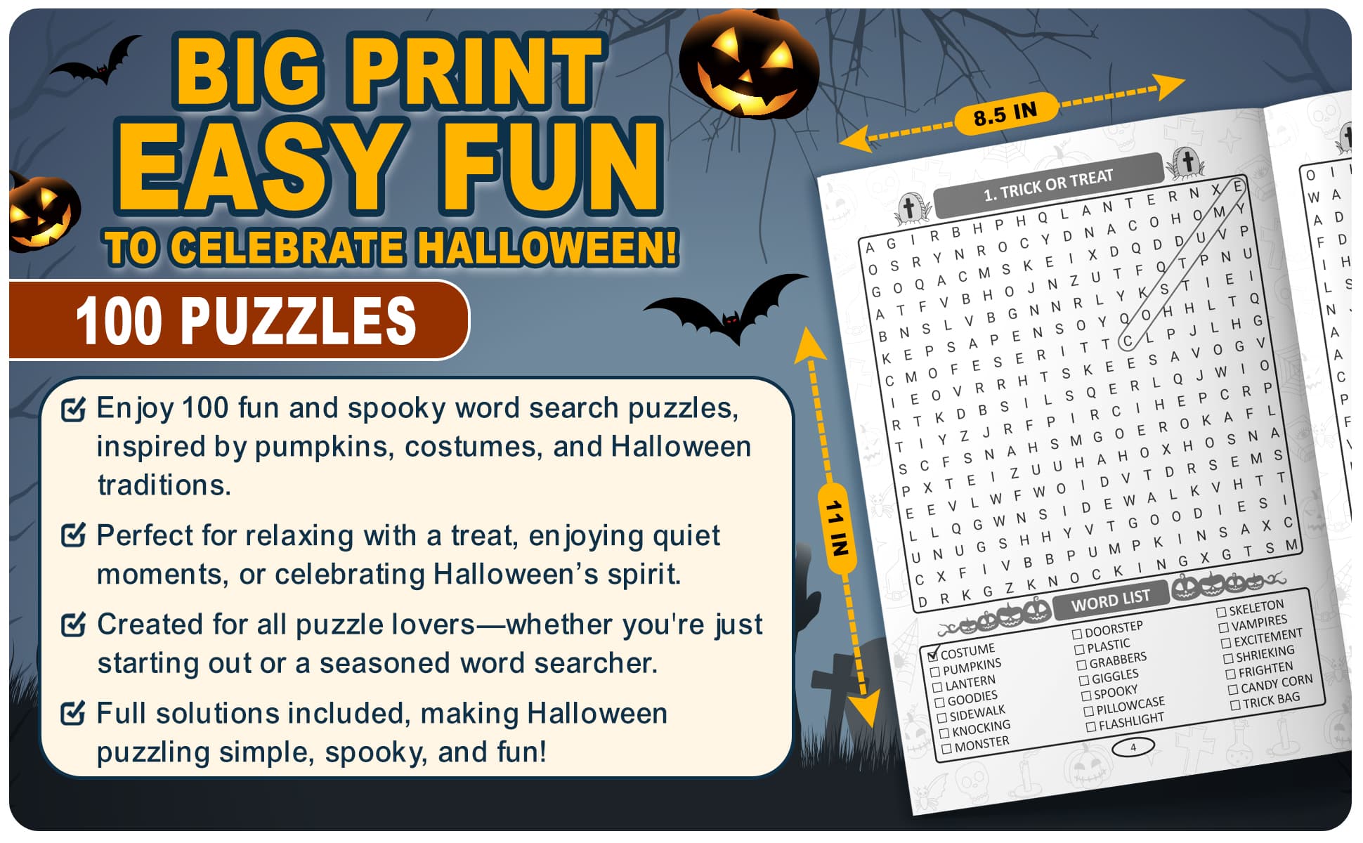 Halloween Word Search - Preview 2