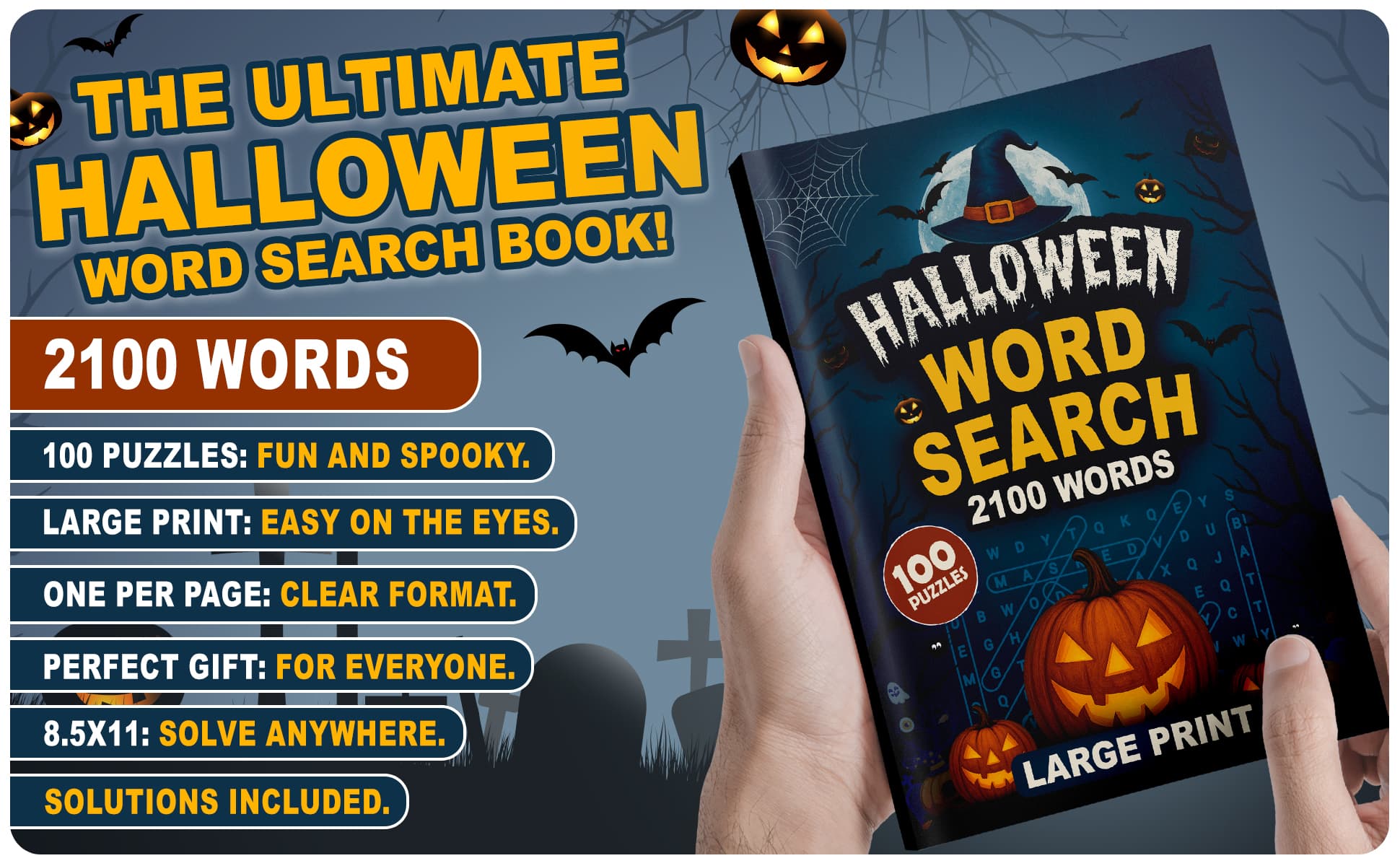 Halloween Word Search - Preview 3