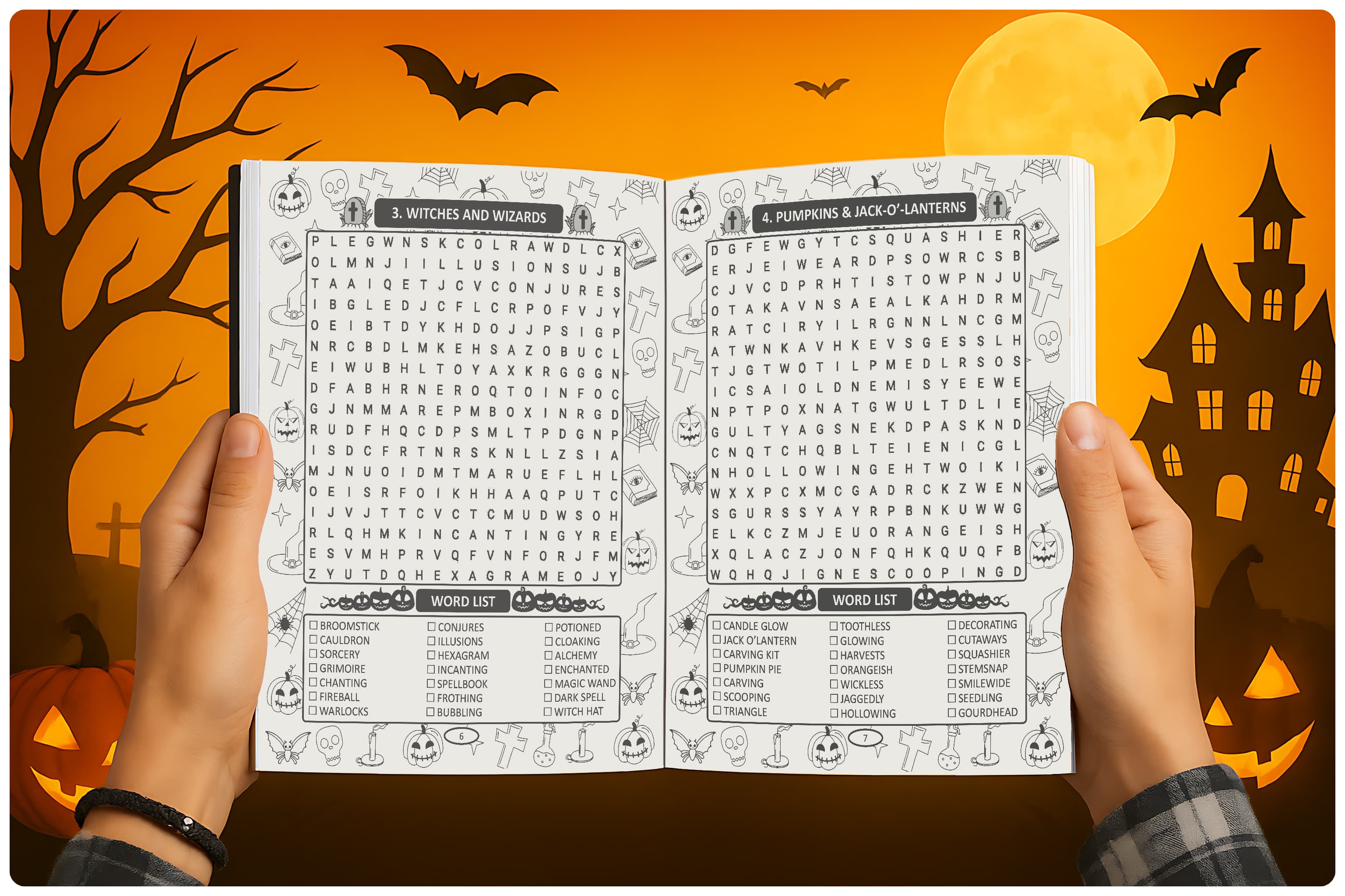 Halloween Word Search - Preview 4