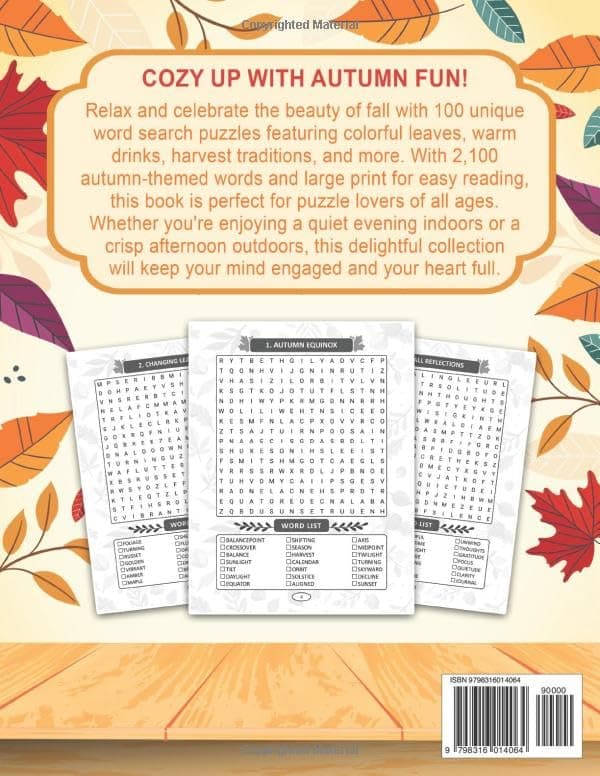 Autumn Word Search - Image 2