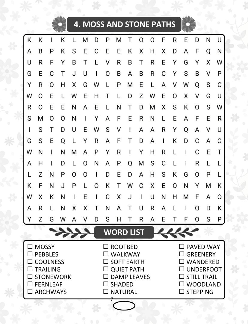 Spring Word Search - Page 7