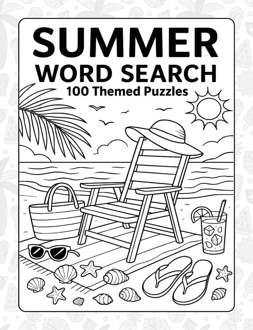 Summer Word Search - Page 1