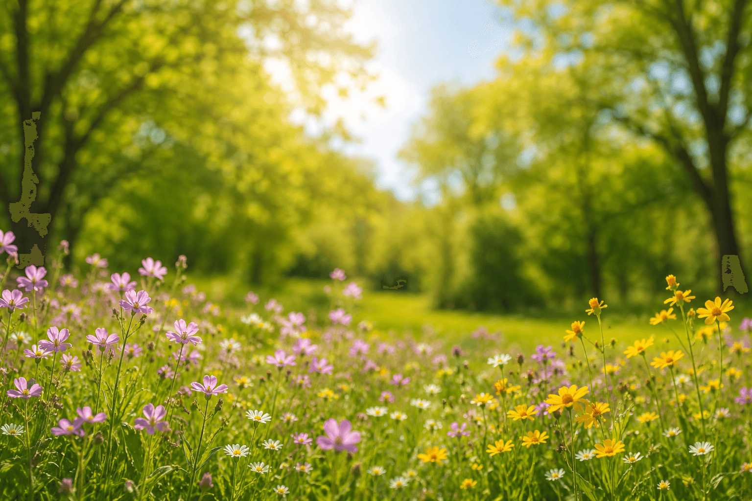 Spring collection background