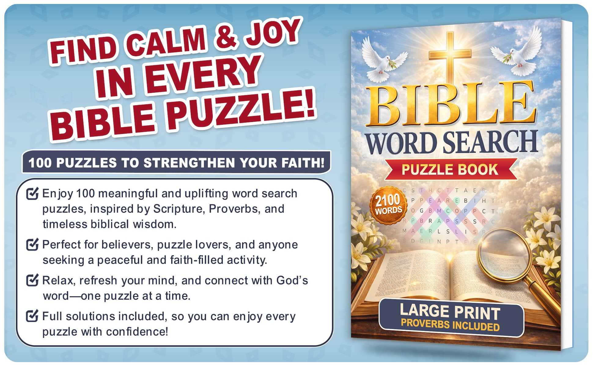 Bible Verse Word Search - Preview 1