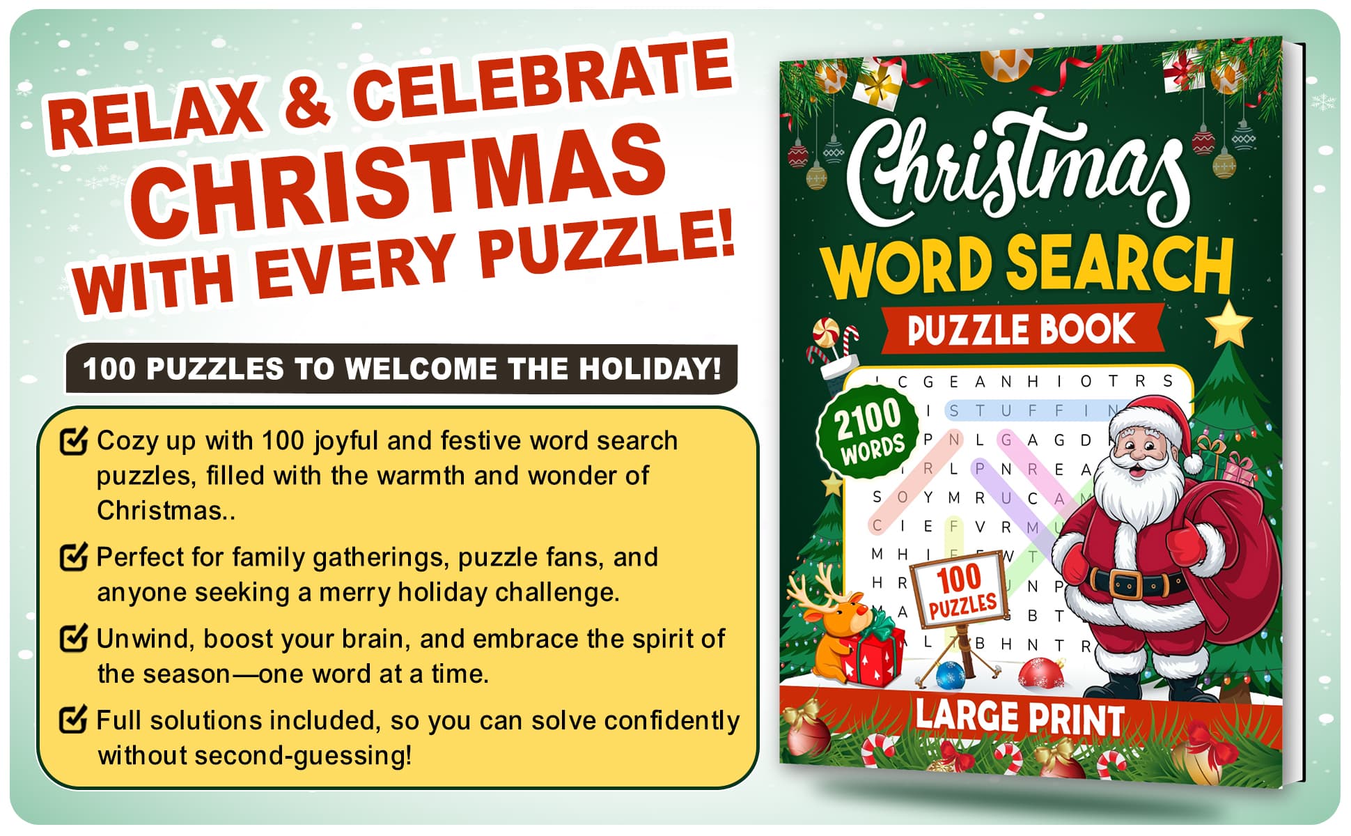 Christmas Word Search - Preview 1