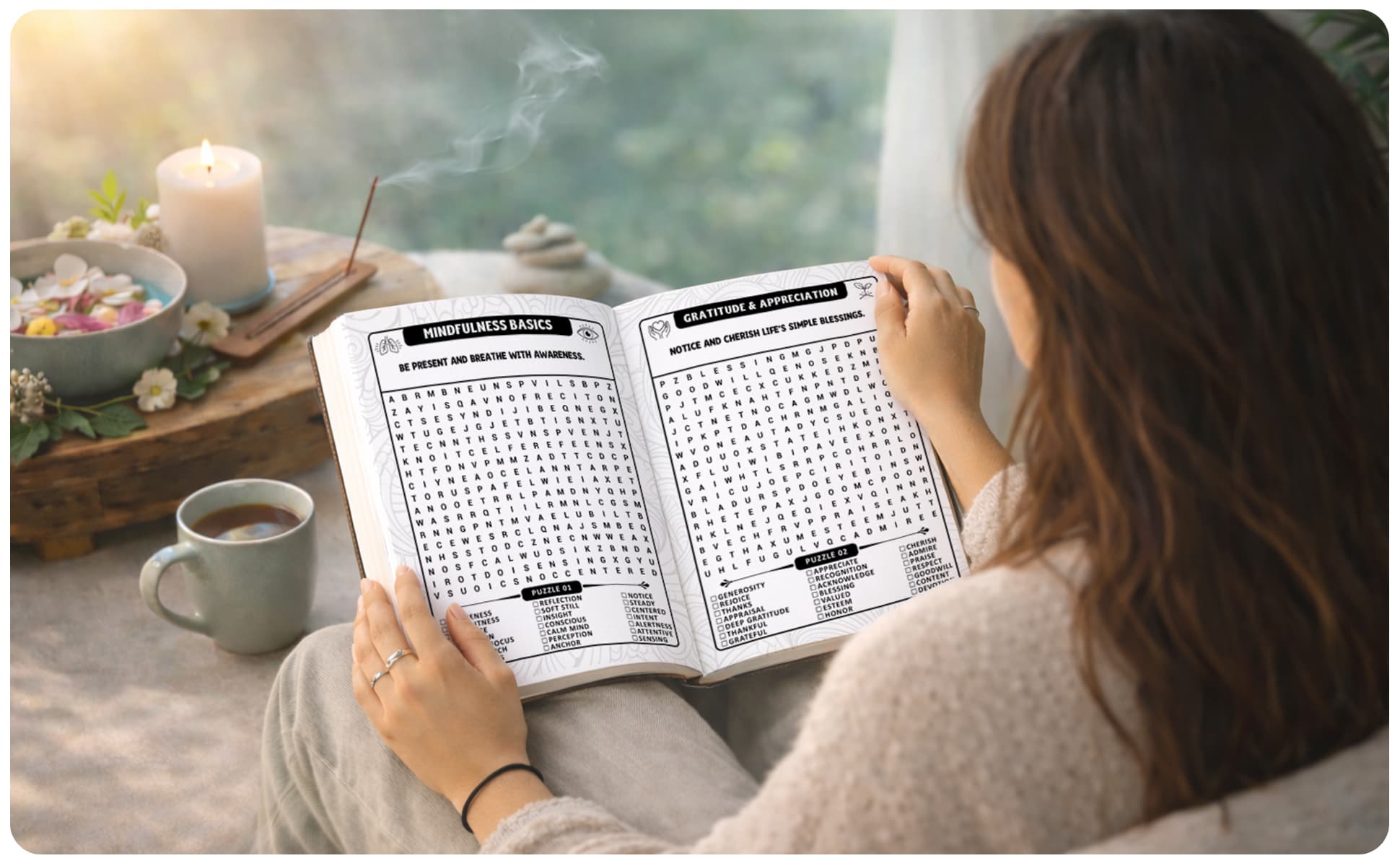 Mindfulness Word Search - Preview 4