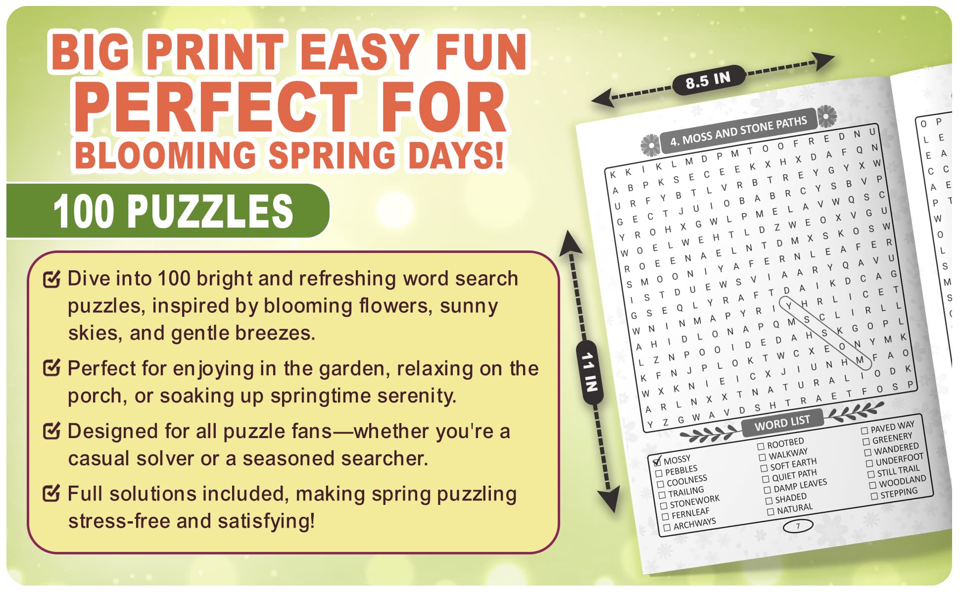 Spring Word Search - Preview 2