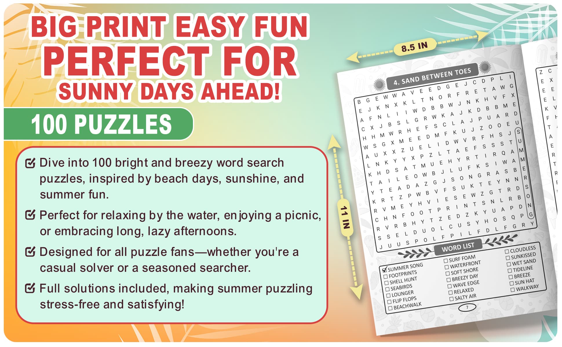 Summer Word Search - Preview 2