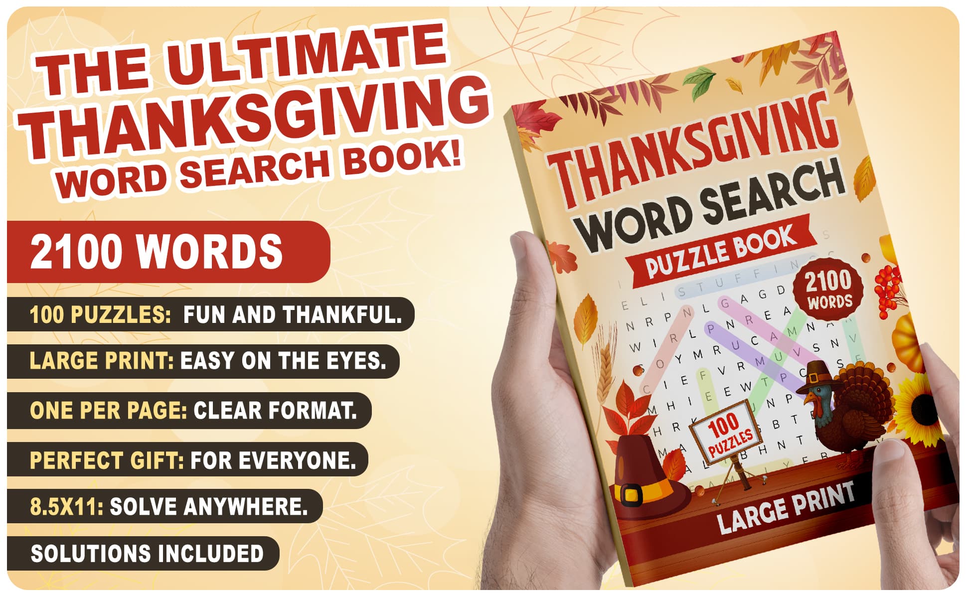 Thanksgiving Word Search - Preview 3