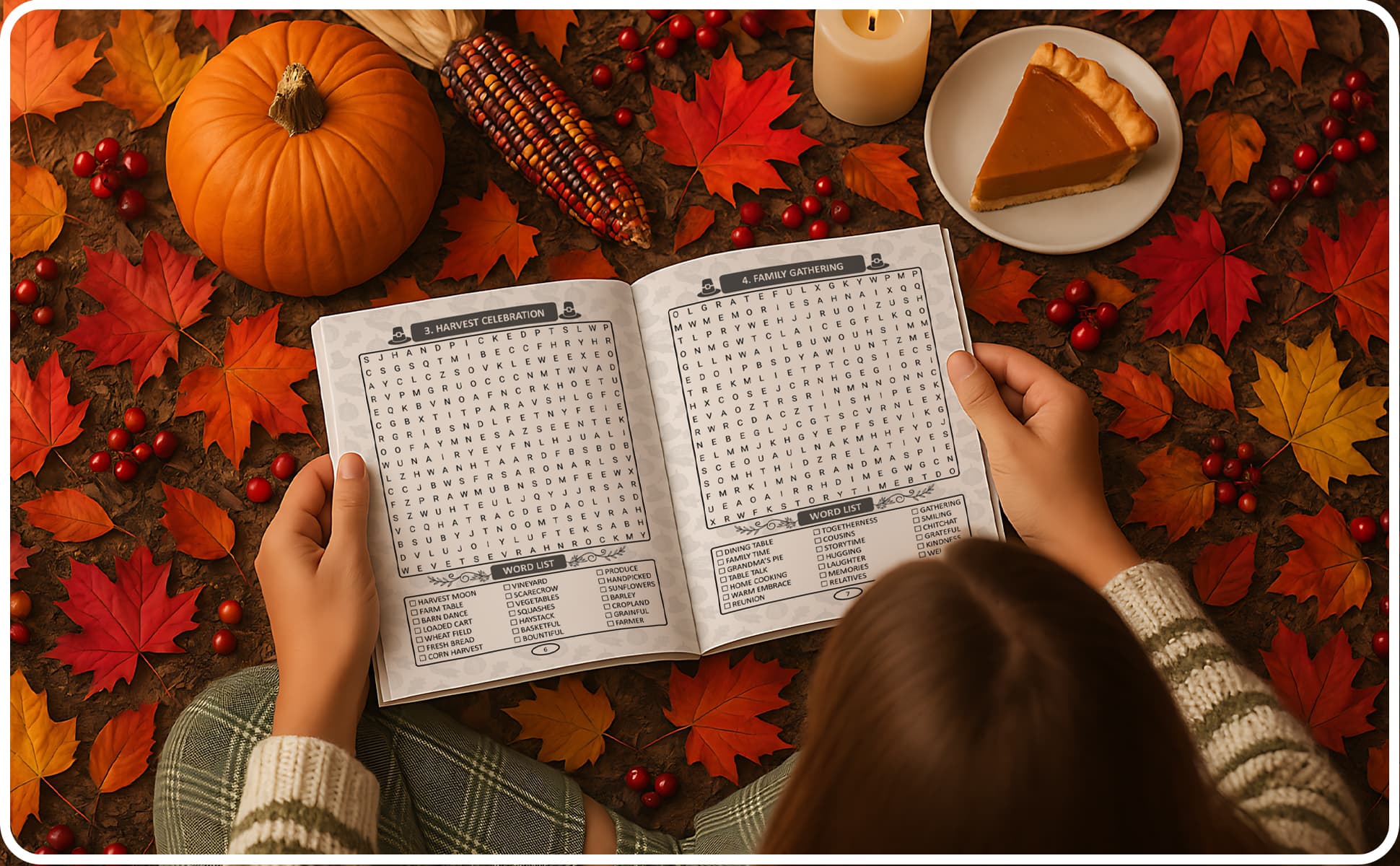 Thanksgiving Word Search - Preview 4