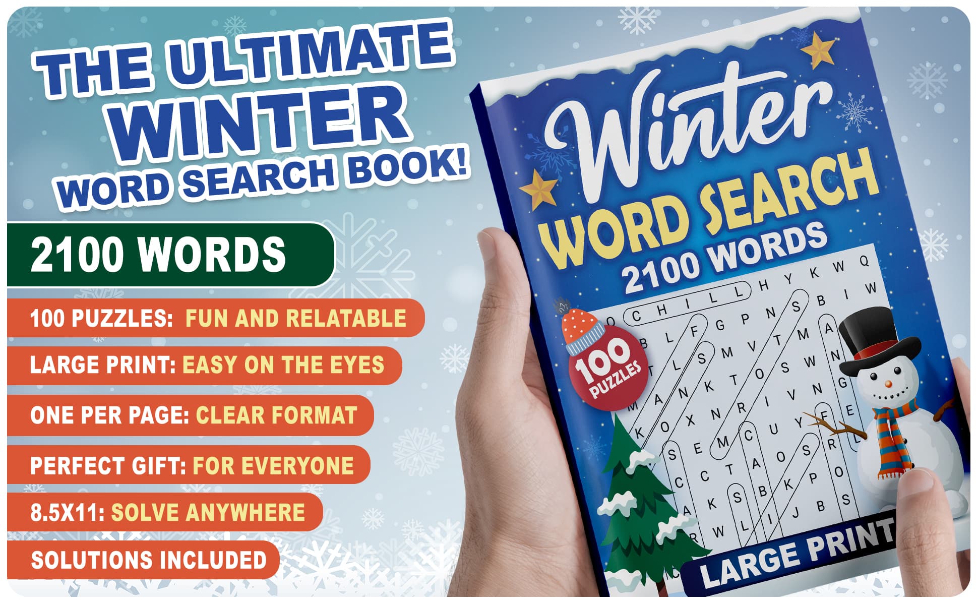 Winter Word Search - Preview 3