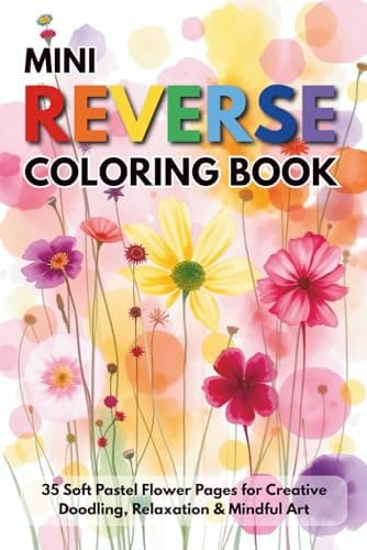 Mini Reverse Coloring Book