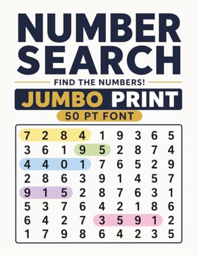 Number Search for Seniors