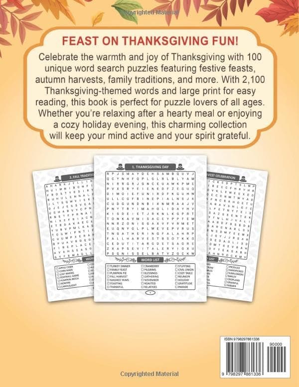 Thanksgiving Word Search - Image 2